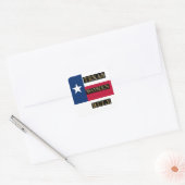 STICKER CARRÉ RÈGLE DES FEMMES DU TEXAS (Enveloppe)