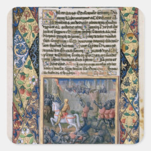 Sticker Carré Rehoboam faisant la guerre contre le jéroboam