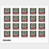 Sticker Carré Reines seulement ! (Feuille)
