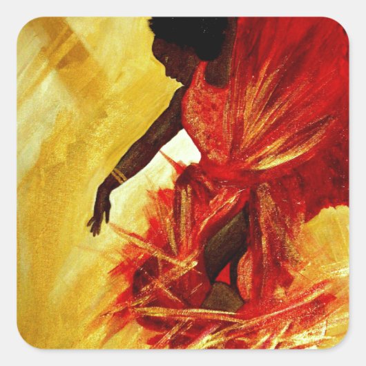 Sticker Carré Réjouissez-vous (Devant)