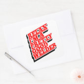 Sticker Carré Relax Je suis un assez bon soudeur (Enveloppe)