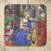 Sticker Carré Religieux catholique Nativité de Noël