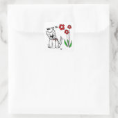 Sticker Carré Remonter cette queue (Sac)