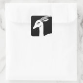 Sticker Carré Renard vintage (Sac)