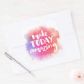 Sticker Carré Rendre aujourd'hui Extraordinaire (Enveloppe)