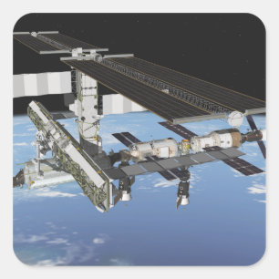 Sticker Carré Rendu de l'artiste