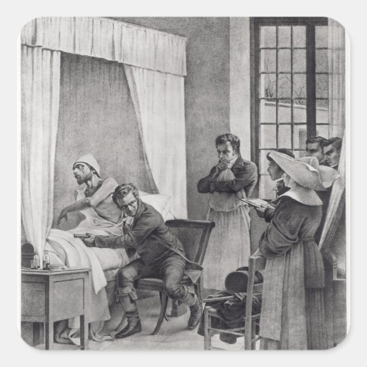 Sticker Carré René Theophile Hyacinthe Laennec (Devant)