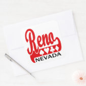 Sticker Carré Reno, Nevada (Enveloppe)