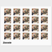 Sticker Carré Renoir French Luncheon Booking Party (Feuille)