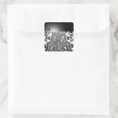 Sticker Carré Rentrer à la maison (Sac)
