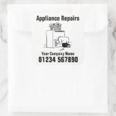 Sticker Carré Réparations d'appareils domestiques (Sac)
