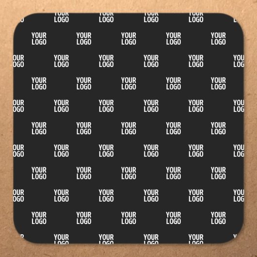 Sticker Carré Répétition d'image, de conception ou de logo d'ent