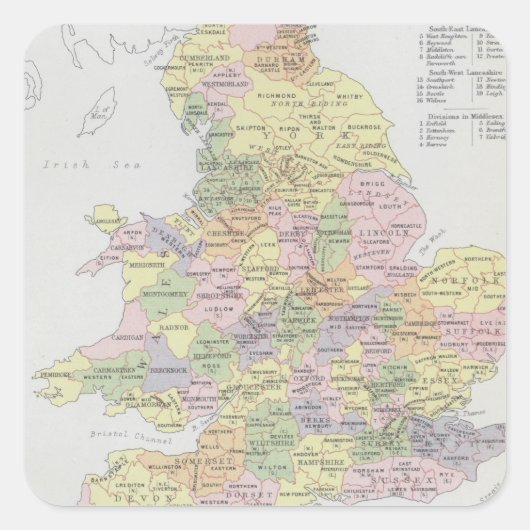 Sticker Carré Représentation parlementaire | Angleterre & Pays d (Devant)