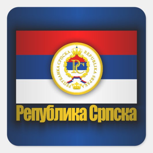 Sticker Carré Republika Srpska (Devant)