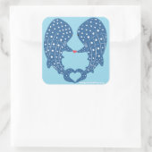 Sticker Carré Requins baleines (Sac)