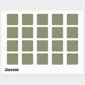 Sticker Carré Requins traditionnels sans fil (Feuille)