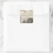 Sticker Carré Résidence de Joseph Francis, Tom's River, NJ (Sac)