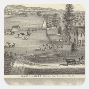 Sticker Carré Résidences Bubb