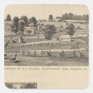 Sticker Carré Résidences Ramsey, Williams