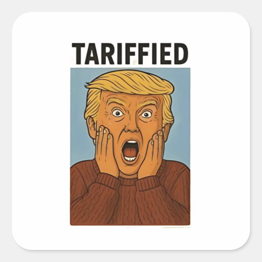 Sticker Carré Résistance Tarrifiée Je Me Trouve Avec Des Pingoui (Devant)