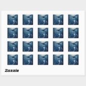 Sticker Carré Respirer (Feuille)