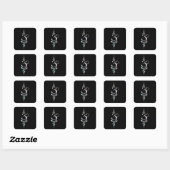 Sticker Carré Respirer pastel (Feuille)