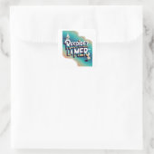 Sticker Carré Respirey la mer (Sac)