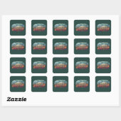 Sticker Carré Respirez, Croyez, Luttez (Feuille)