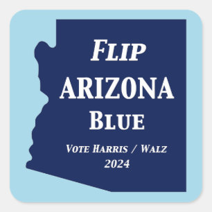 Sticker Carré Retourner Arizona Blue en 2024