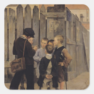 Sticker Carré Réunion, 1884