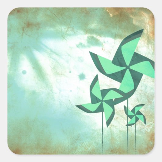 Sticker Carré rêve (Devant)