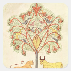 Sticker Carré Rêve de Nebucadnetsar de la 'Bible