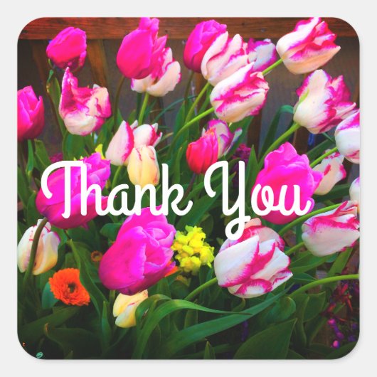 Sticker Carré Rêve de Noël Merci et Affaire #1-1 (Devant)