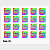 STICKER CARRÉ RÉVEILLE ! (Feuille)
