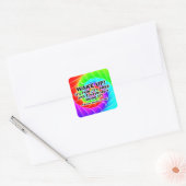 STICKER CARRÉ RÉVEILLE ! (Enveloppe)