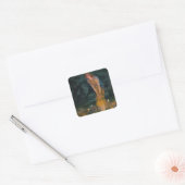 Sticker Carré Réveillon de mi-été d'Edward Robert Hughes (Enveloppe)