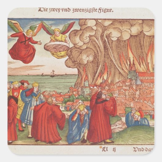 Sticker Carré Révélation (Devant)