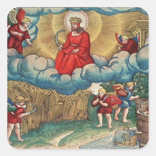 Sticker Carré Révélations (Devant)