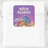 Sticker Carré Revenir à l'école (Sac)