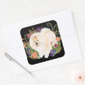 Sticker Carré RÊVER CROYAGE crème chow (Enveloppe)