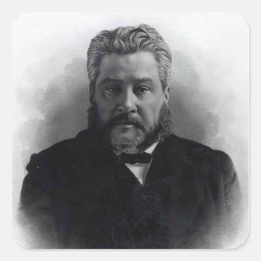 Sticker Carré Révérend Charles Haddon Spurgeon (Devant)