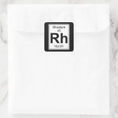 Sticker Carré Rh - Rhodium (Sac)