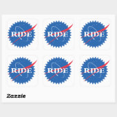 Sticker Carré Ride (Feuille)