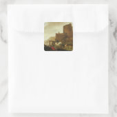 Sticker Carré Rider et Bather (Sac)