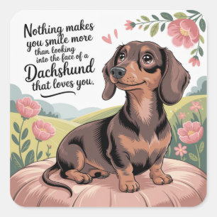 Sticker Carré Rien ne vous fait sourire