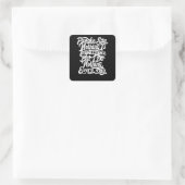 Sticker Carré Rien n'est impossible (Sac)