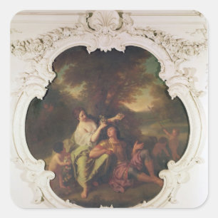 Sticker Carré Rinaldo et Armida, de 'Gerusalemme Liberata'