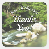 Sticker Carré Rivière Merci du Sud 0365 (Devant)