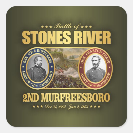 Sticker Carré Rivière Stones (FH2) (Devant)