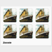 Sticker Carré RMS Titanic 100e anniversaire (Feuille)